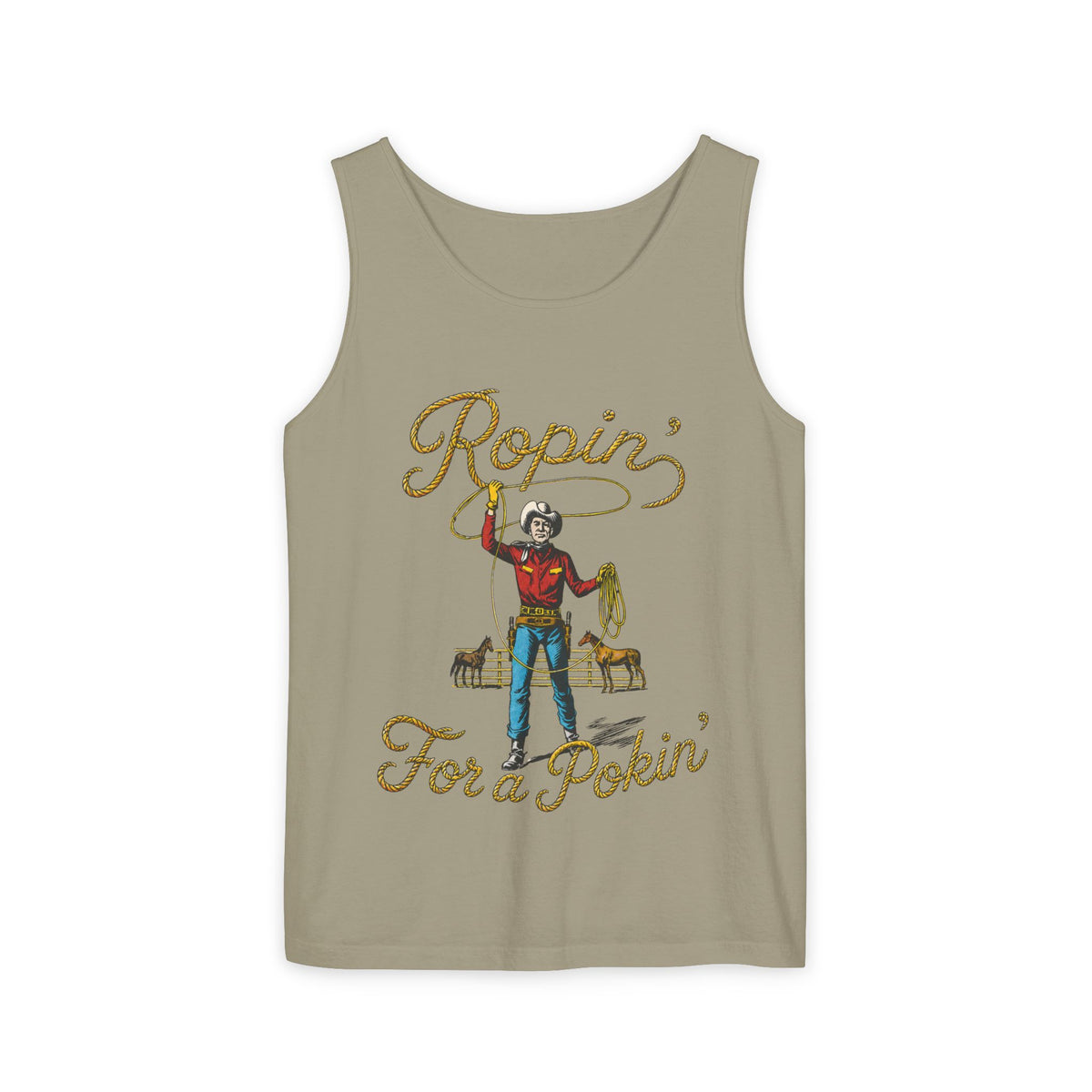 Ropin' For a Pokin' Tank Top