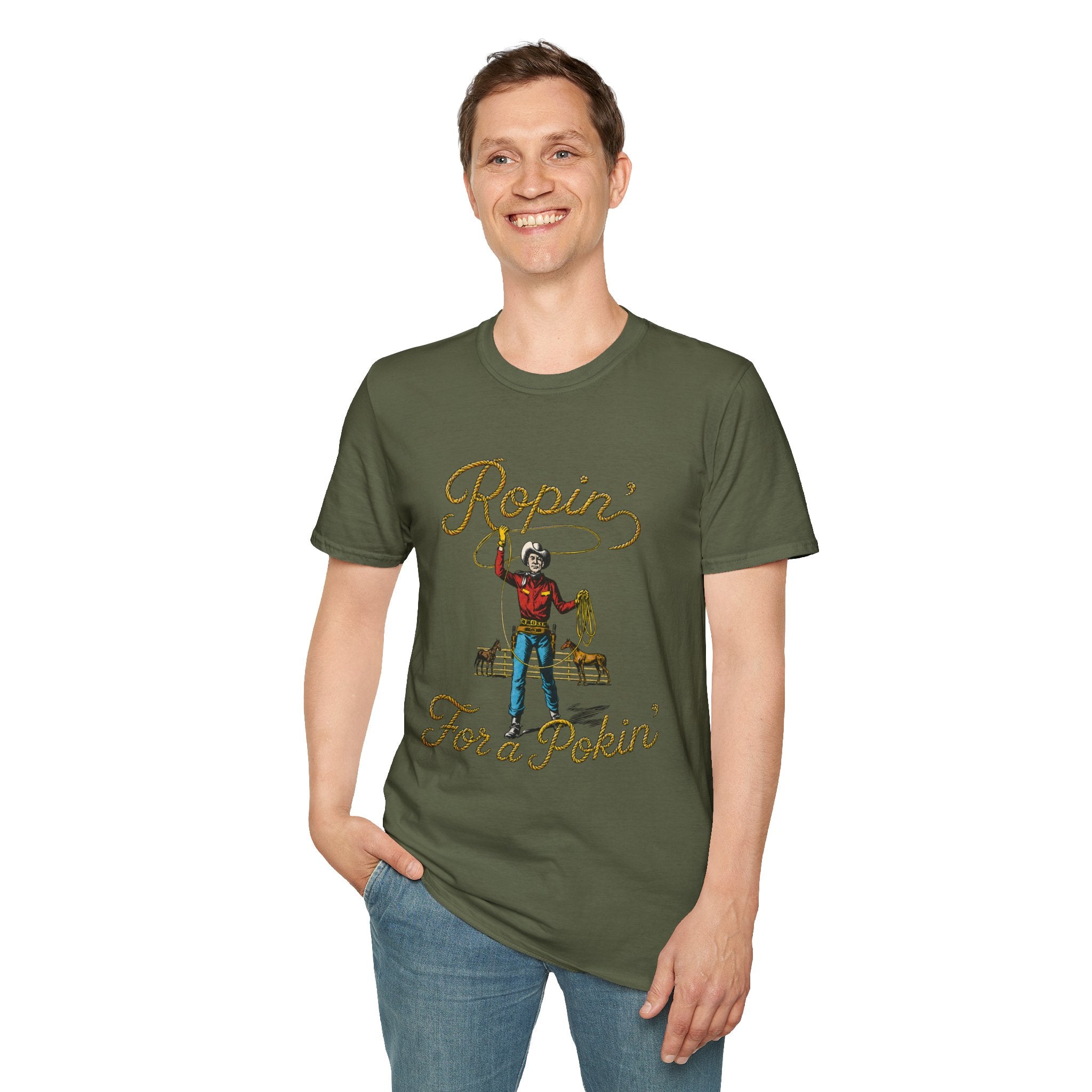 Ropin' For a Pokin' T-Shirt
