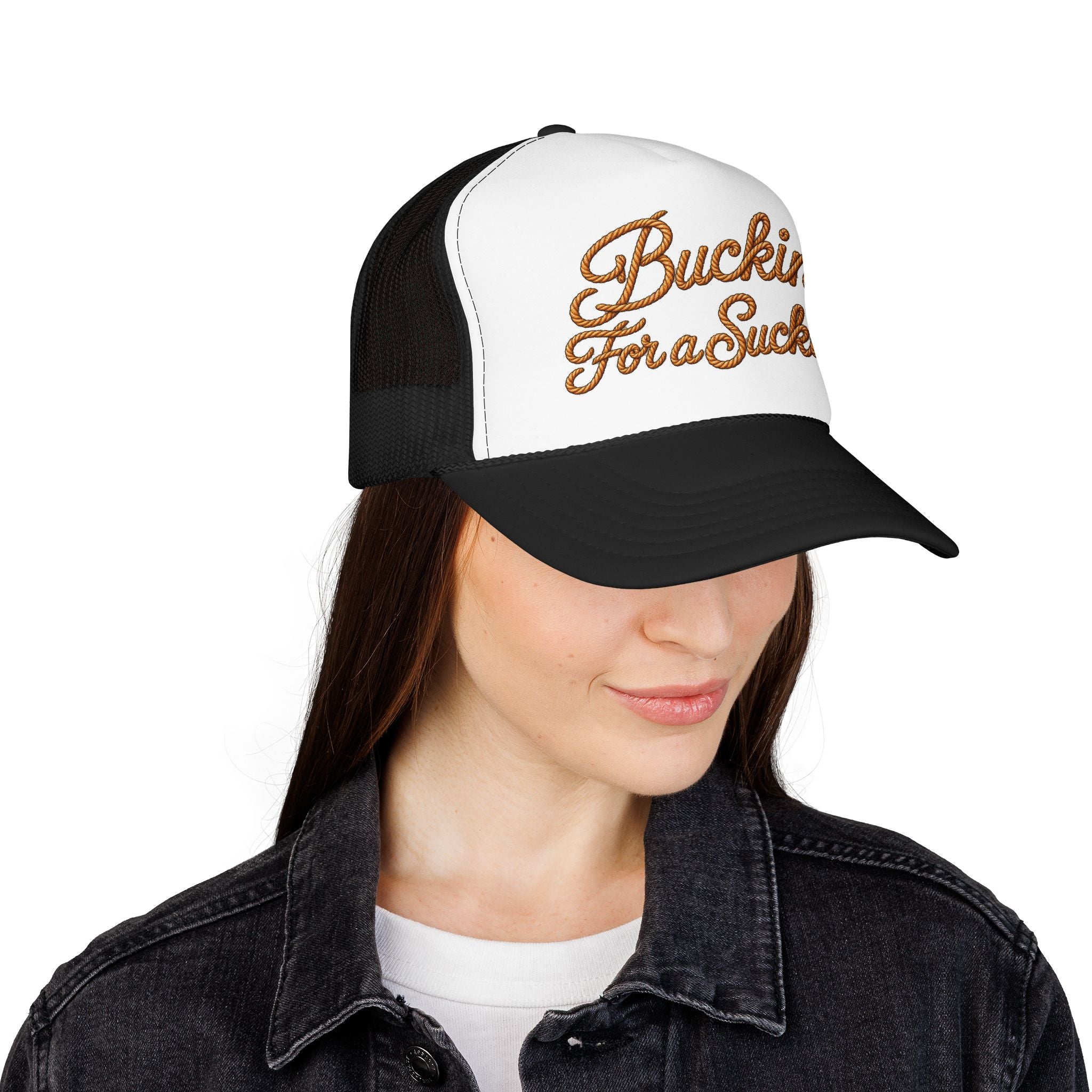 Buckin' For a Suckin' Foam Trucker Hat