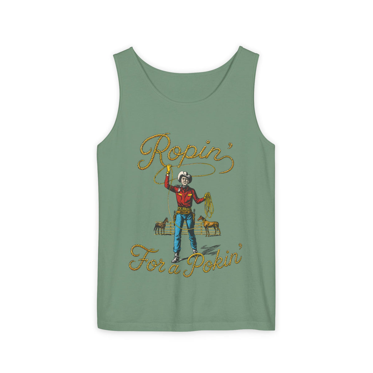 Ropin' For a Pokin' Tank Top