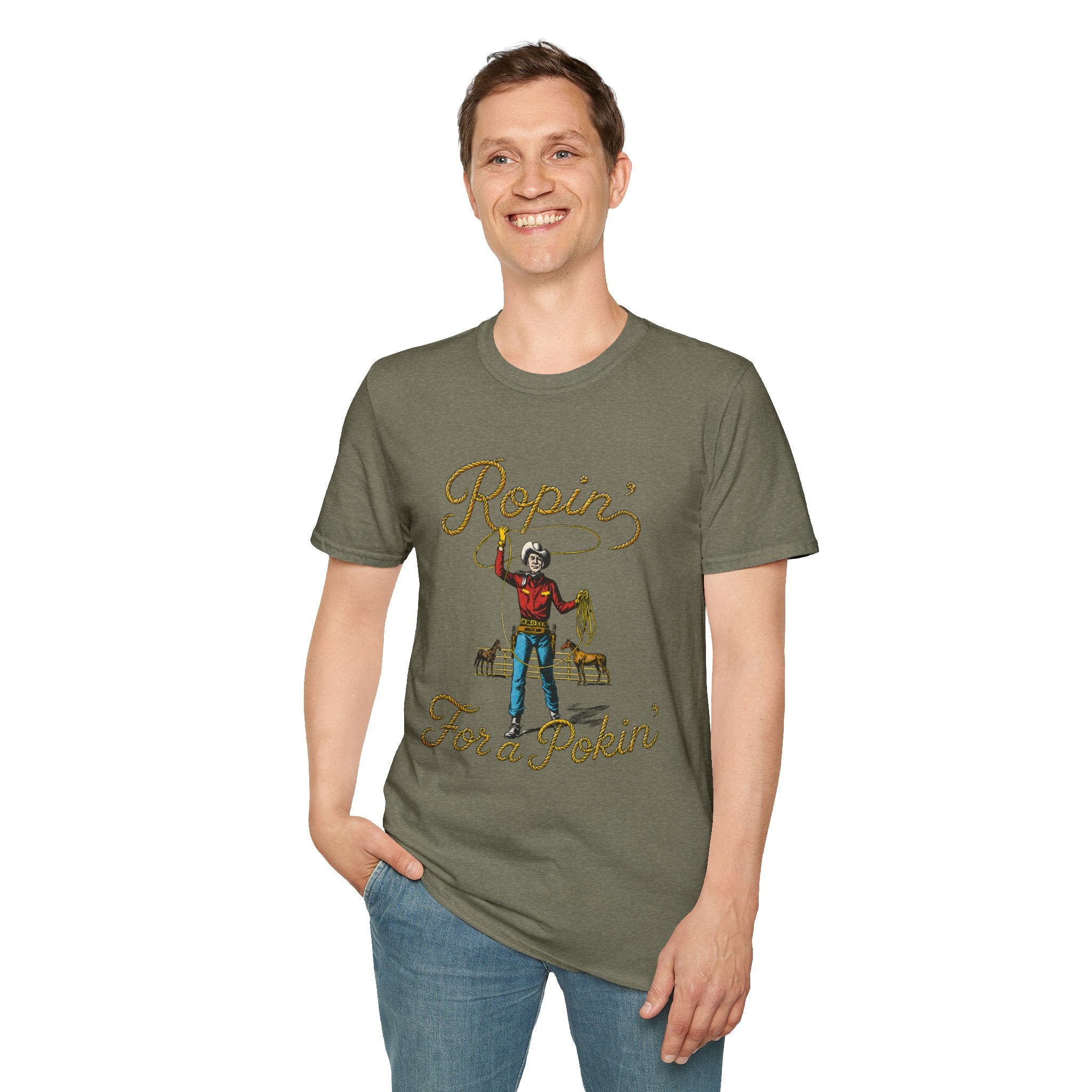 Ropin' For a Pokin' T-Shirt