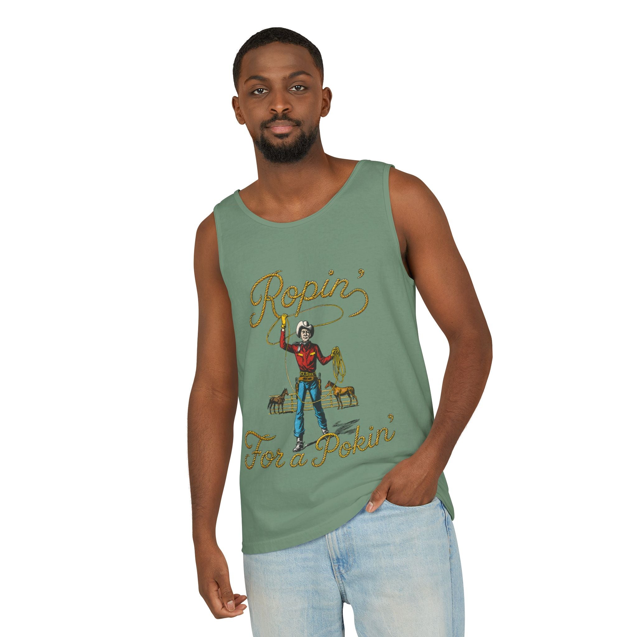 Ropin' For a Pokin' Tank Top