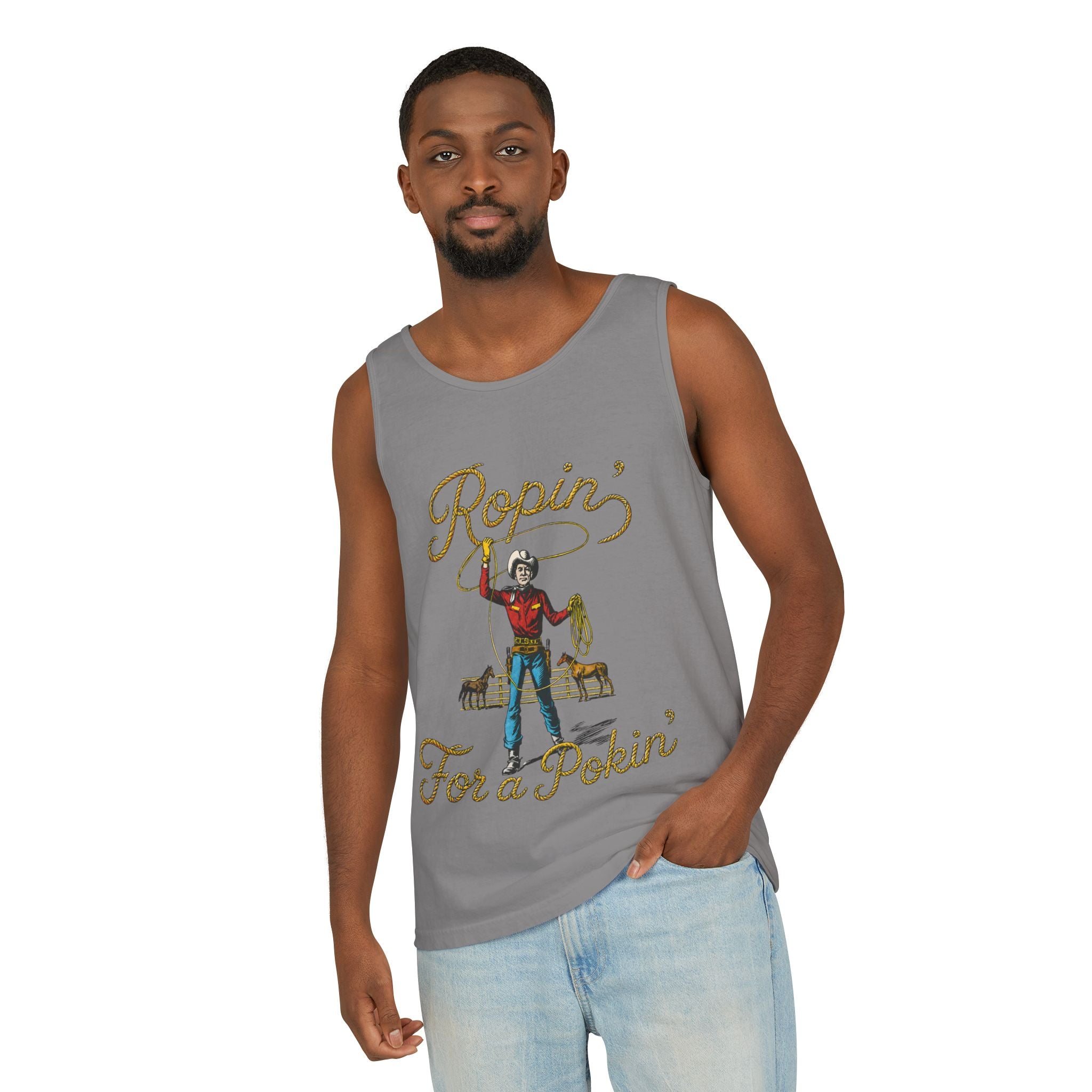 Ropin' For a Pokin' Tank Top