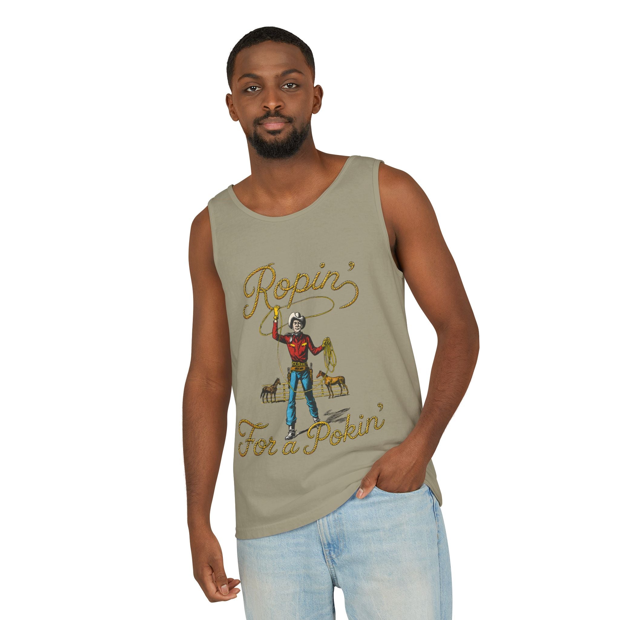 Ropin' For a Pokin' Tank Top
