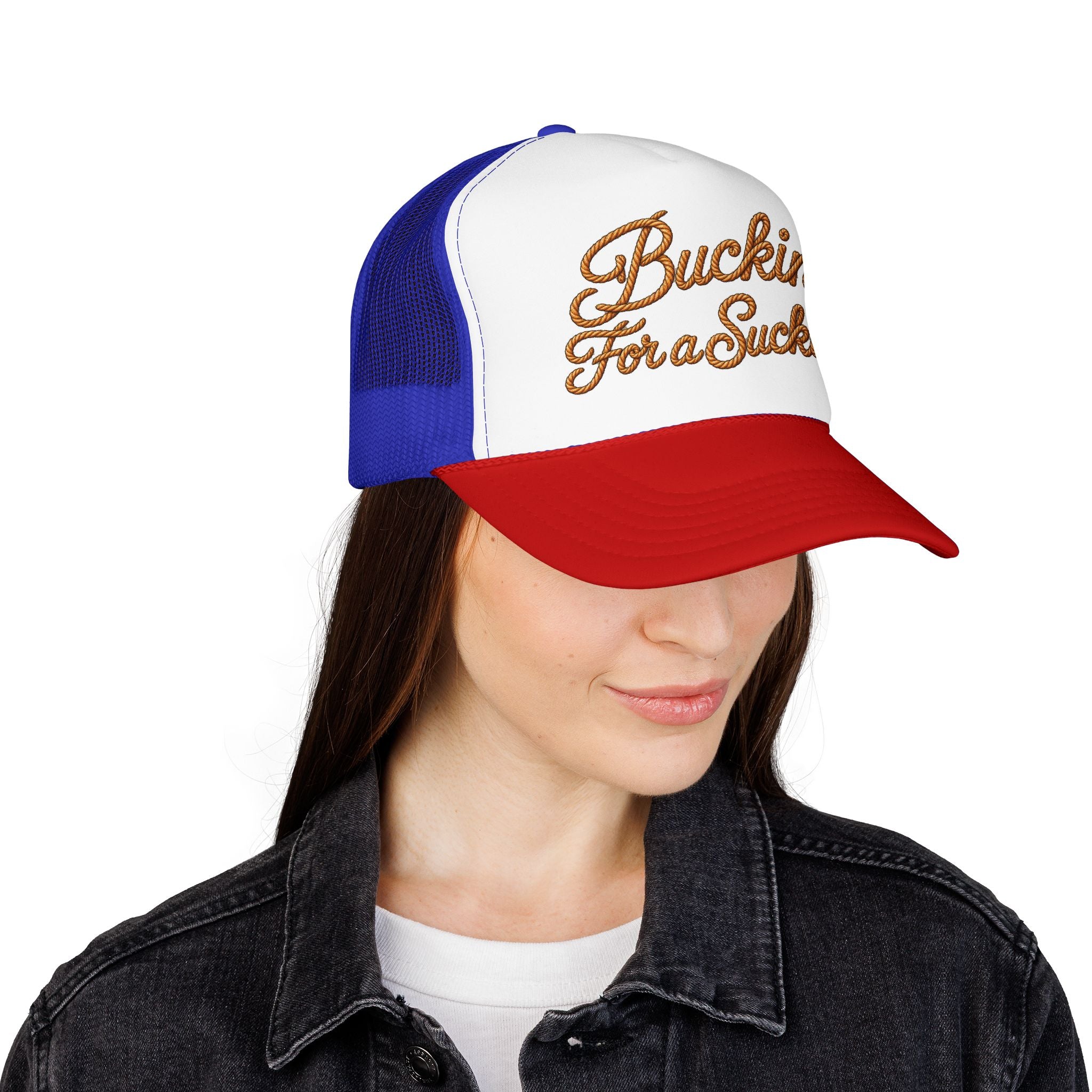 Buckin' For a Suckin' Foam Trucker Hat