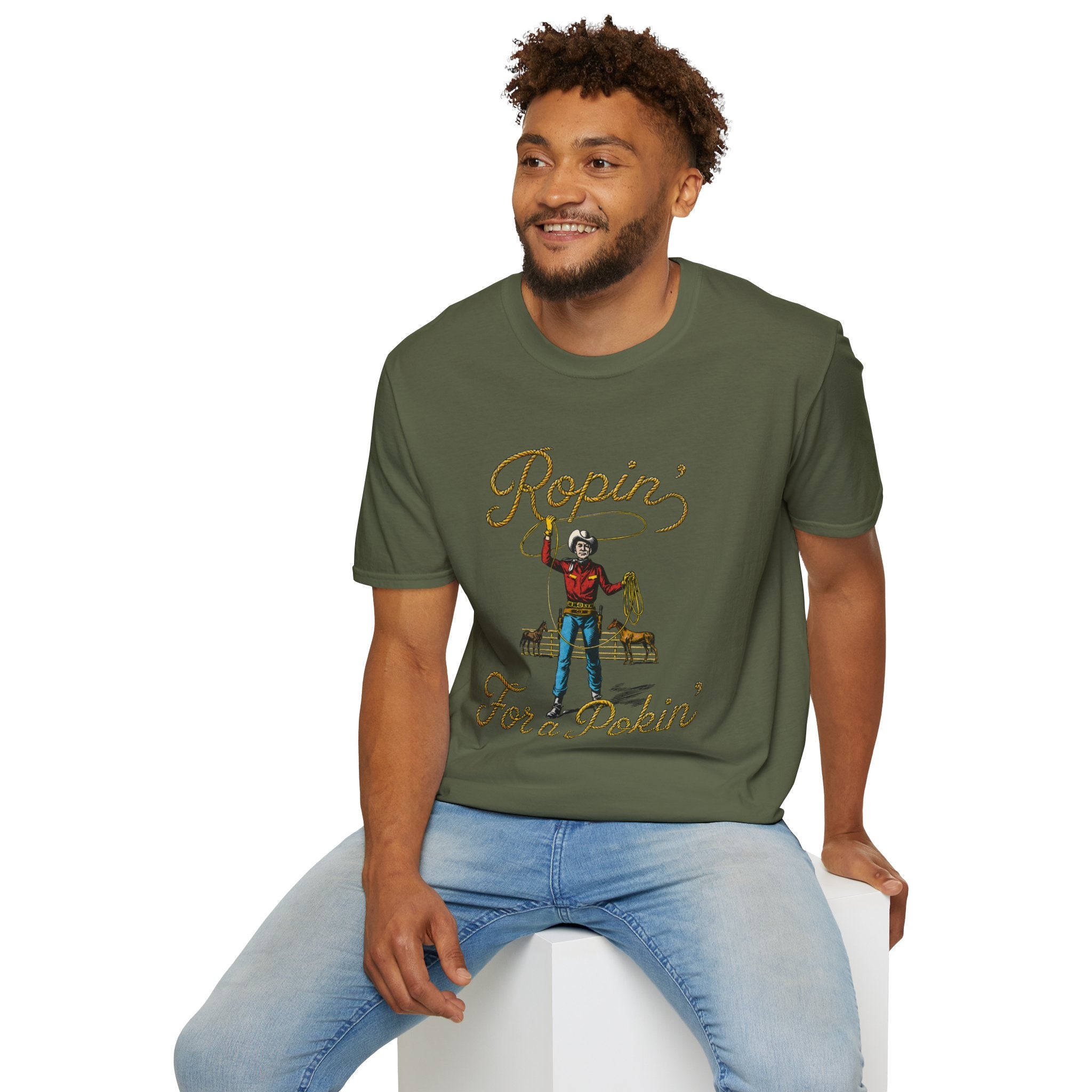 Ropin' For a Pokin' T-Shirt