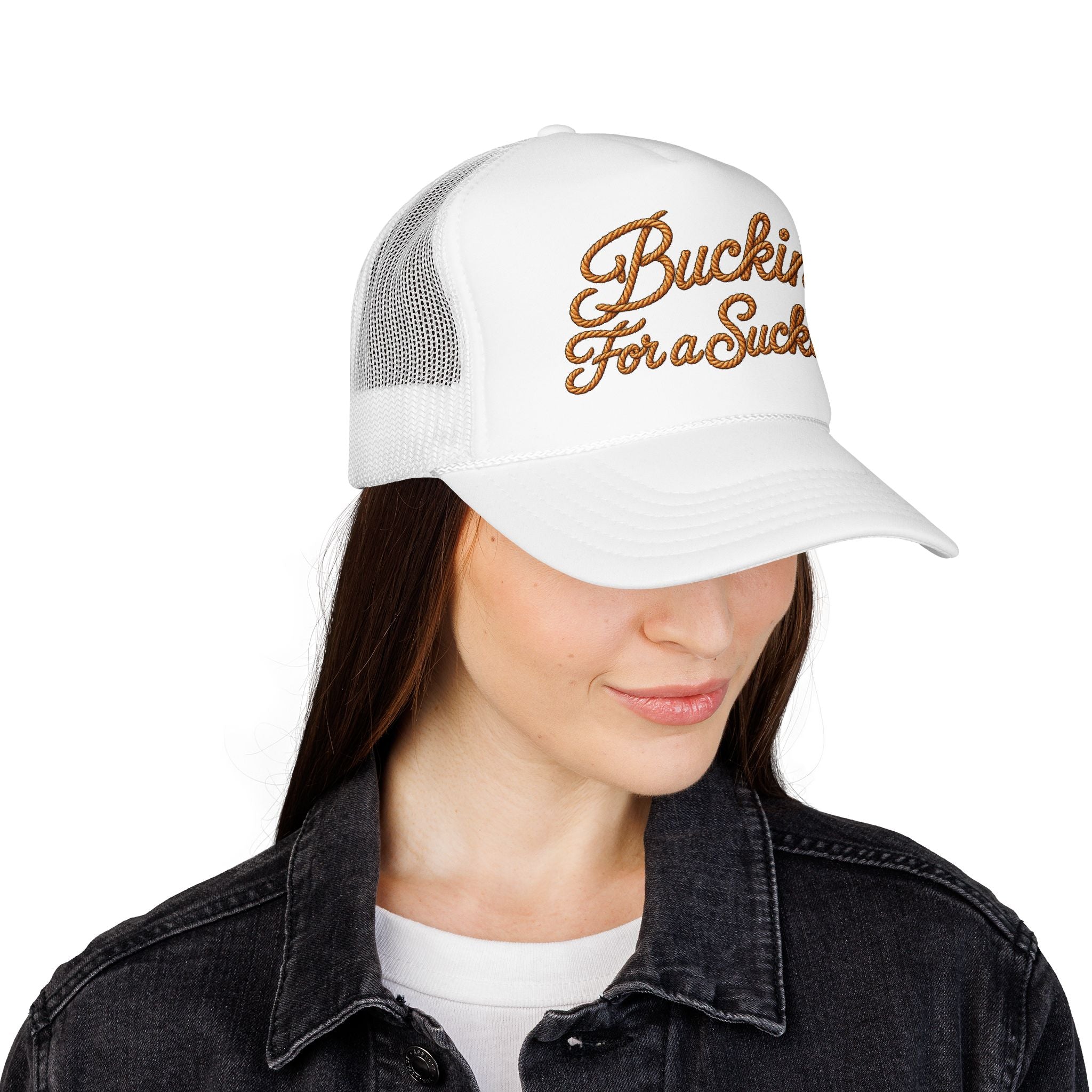 Buckin' For a Suckin' Foam Trucker Hat