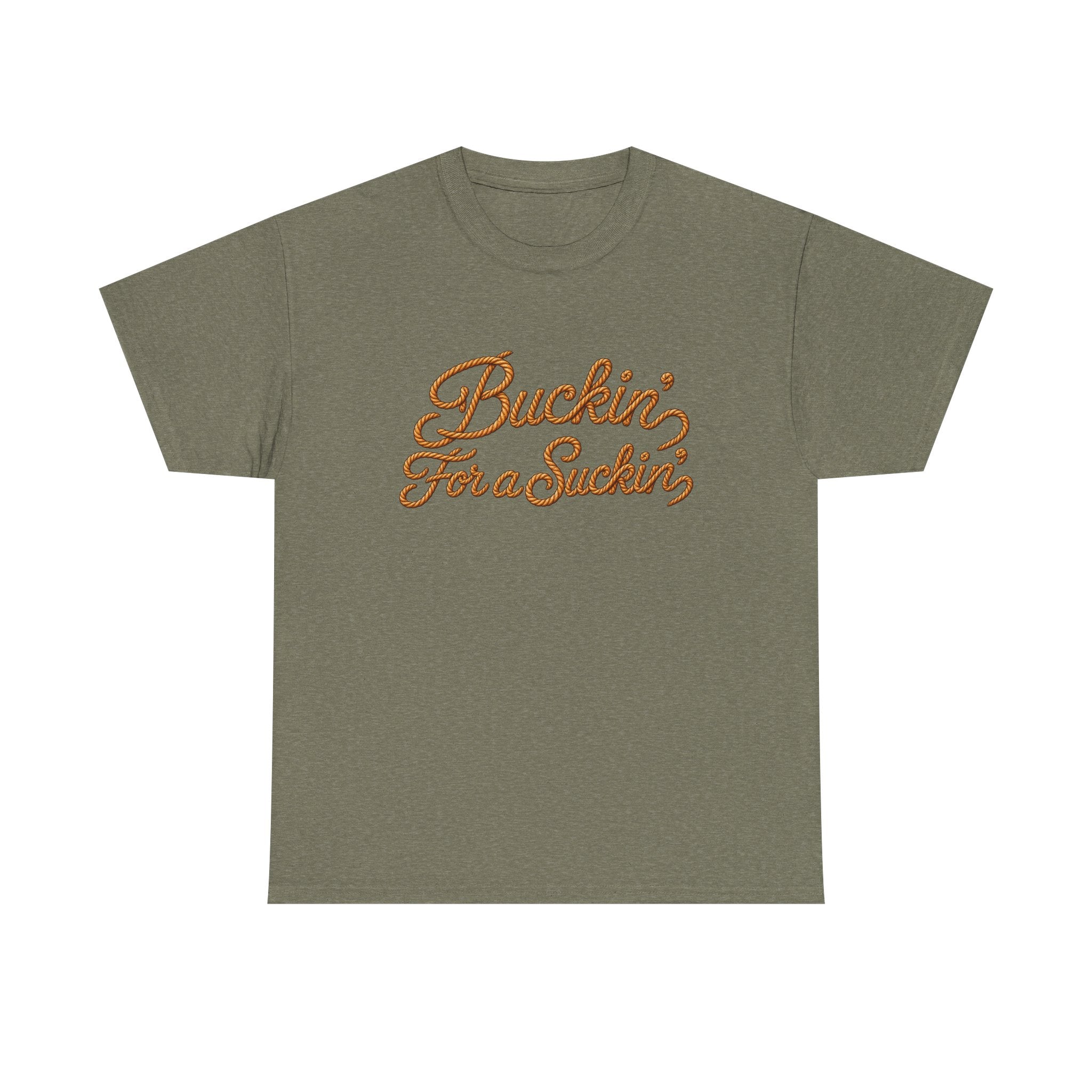 Buckin' For a Suckin' Tee | Retro Script Funny Country Shirt