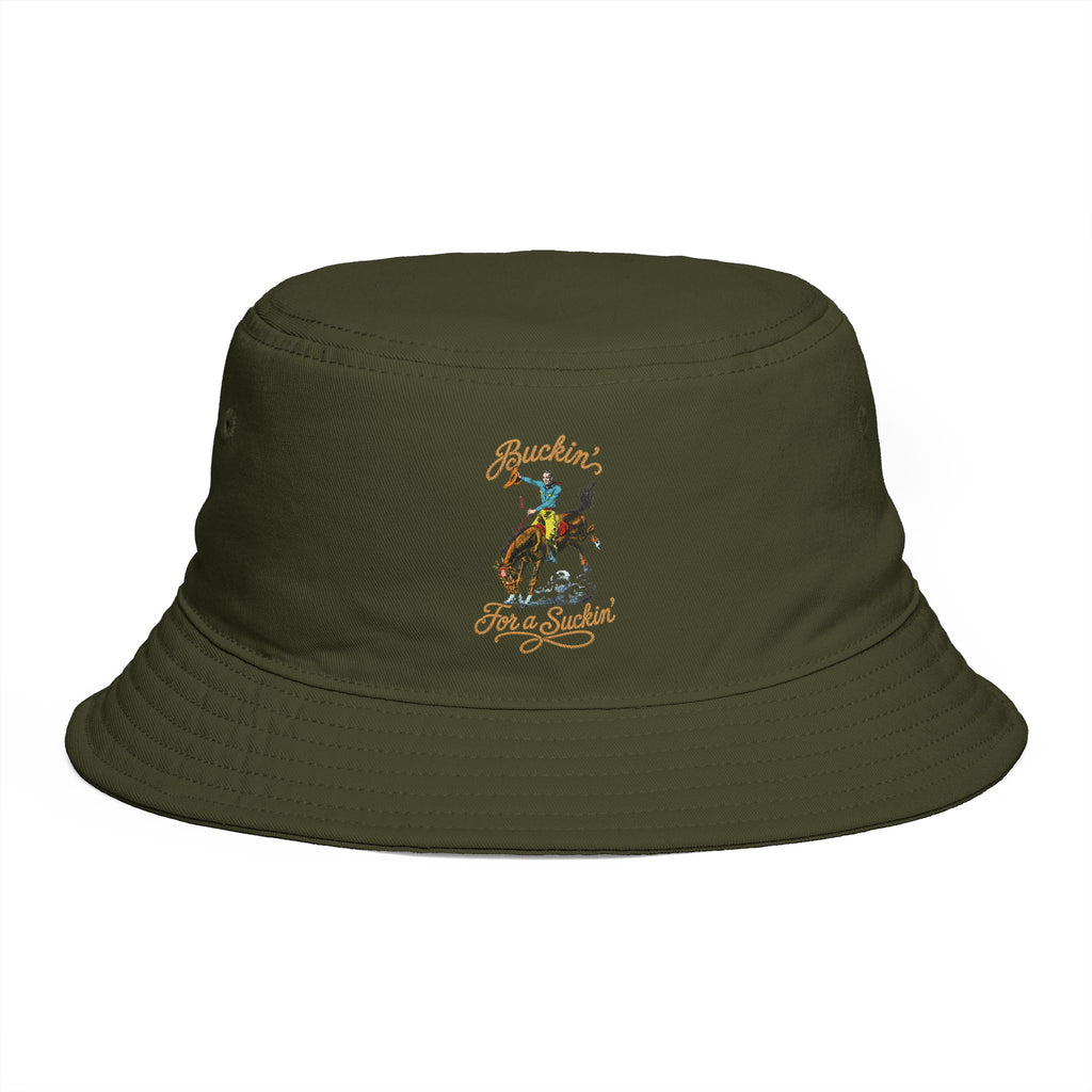 Buckin' For a Suckin'  Bucket Hat | Western Rodeo Design