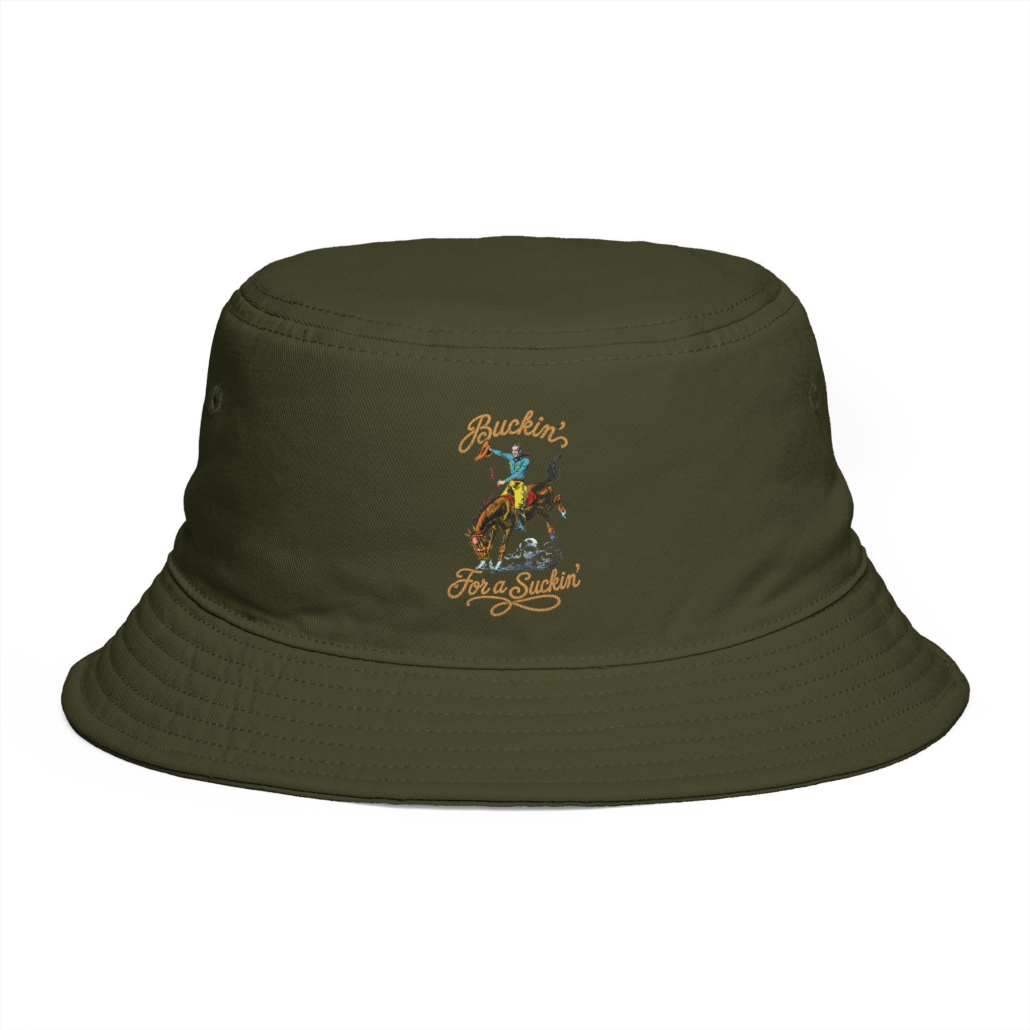 Buckin' For a Suckin'  Bucket Hat | Western Rodeo Design