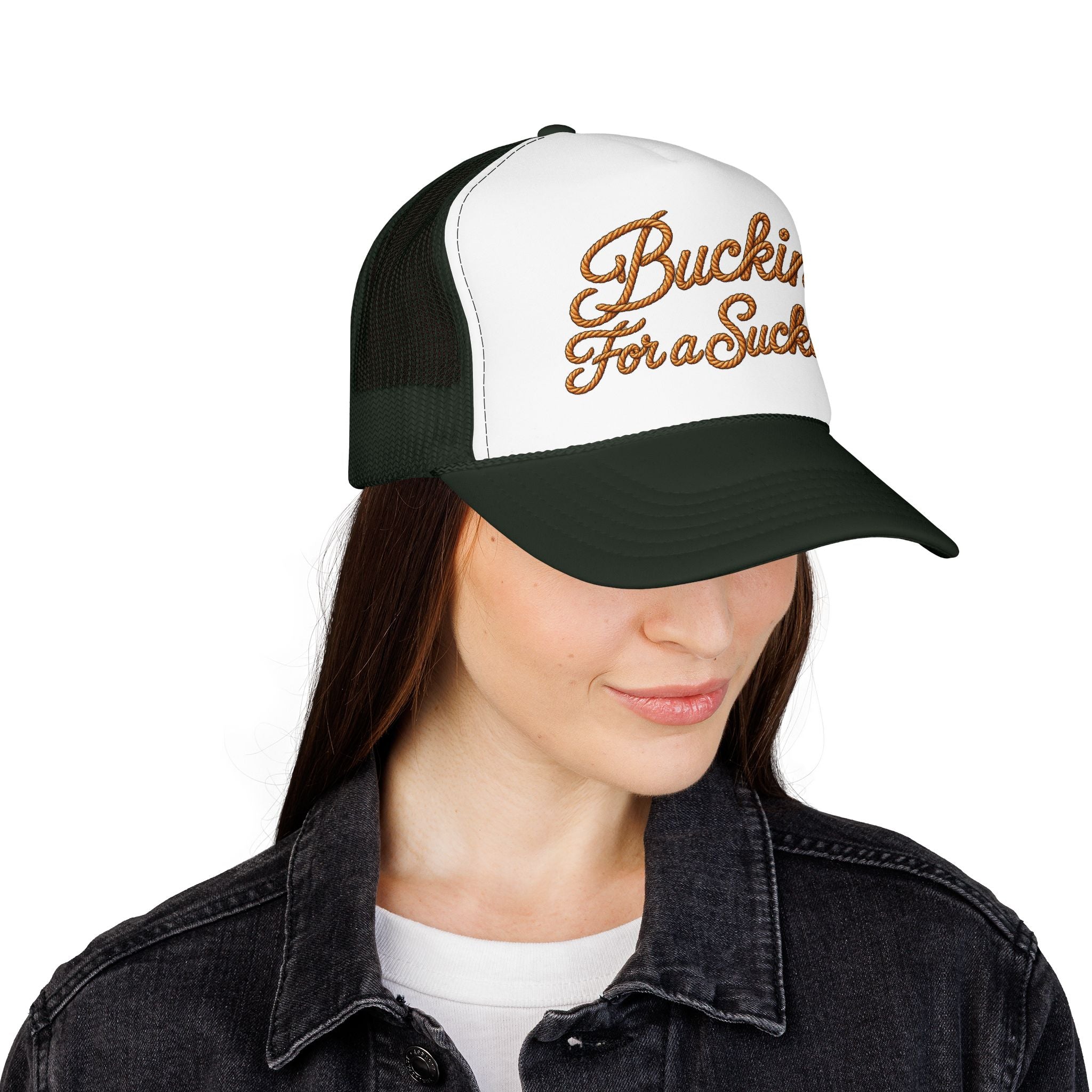 Buckin' For a Suckin' Foam Trucker Hat